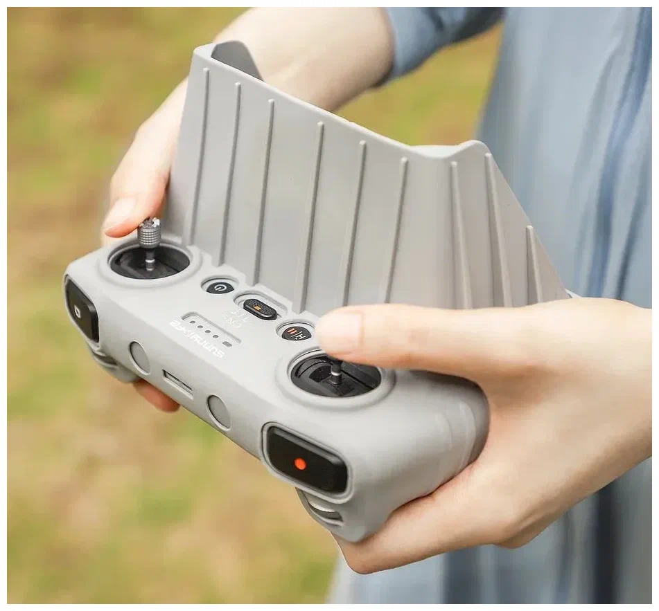 Защитный чехол пульта DJI RC с защитой от солнца серый