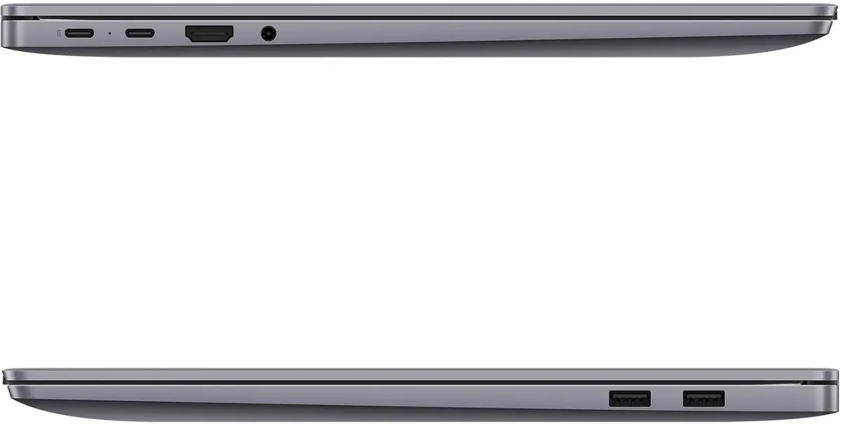 Ноутбук Huawei MateBook D 16 RLEFG-W7611, 16", IPS, Intel Core i7 13700H 2.4ГГц, 14-ядерный, 16ГБ LPDDR4x, 1ТБ SSD, Intel Iris Xe graphics, Темно-Серый